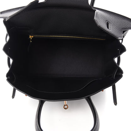 Hermes Togo Birkin 30 Black 5 of 11