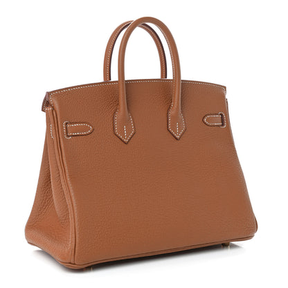 Hermes Togo Birkin 25 Gold 3 of 11