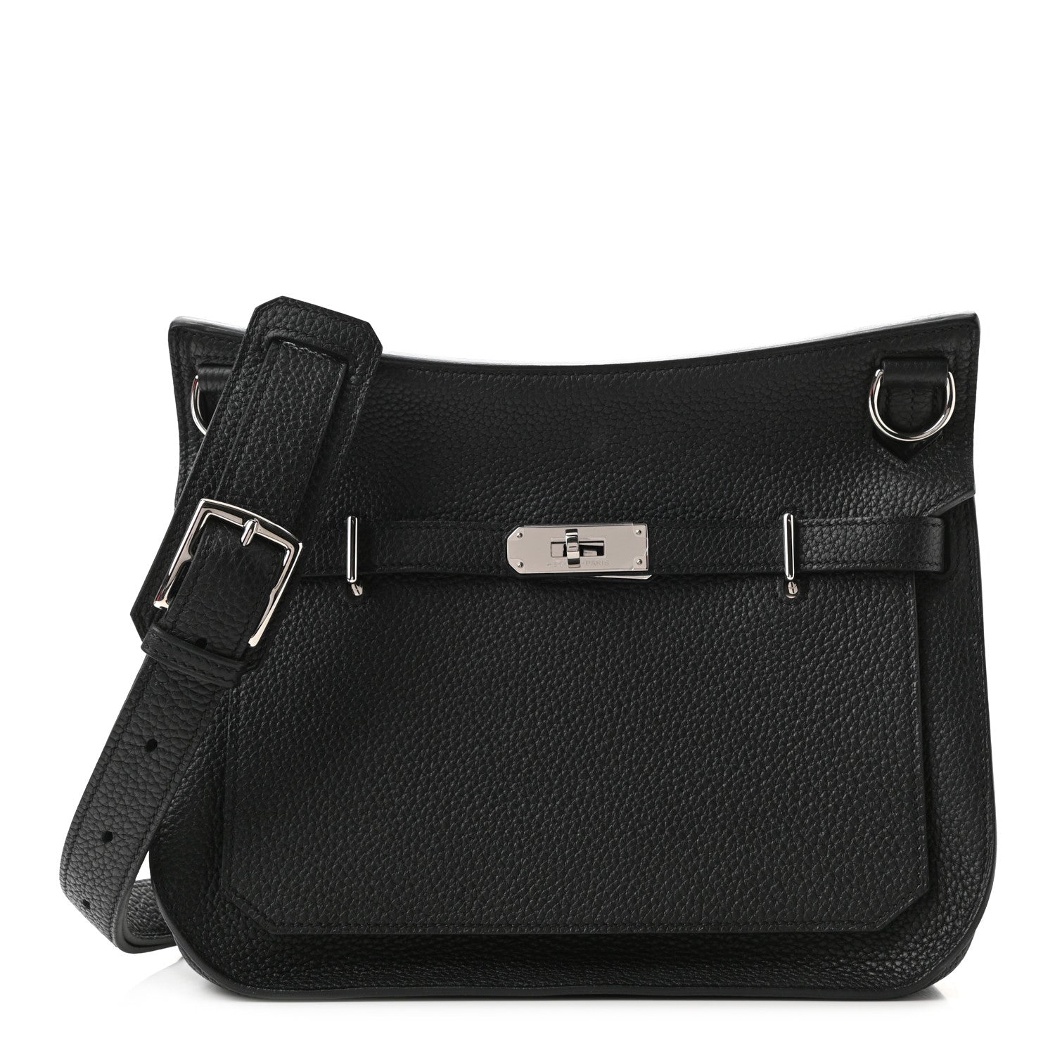 Hermes Taurillon Clemence Jypsiere 28 Black 1 of 10
