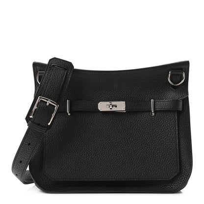 Hermes Taurillon Clemence Jypsiere 28 Black 1 of 10