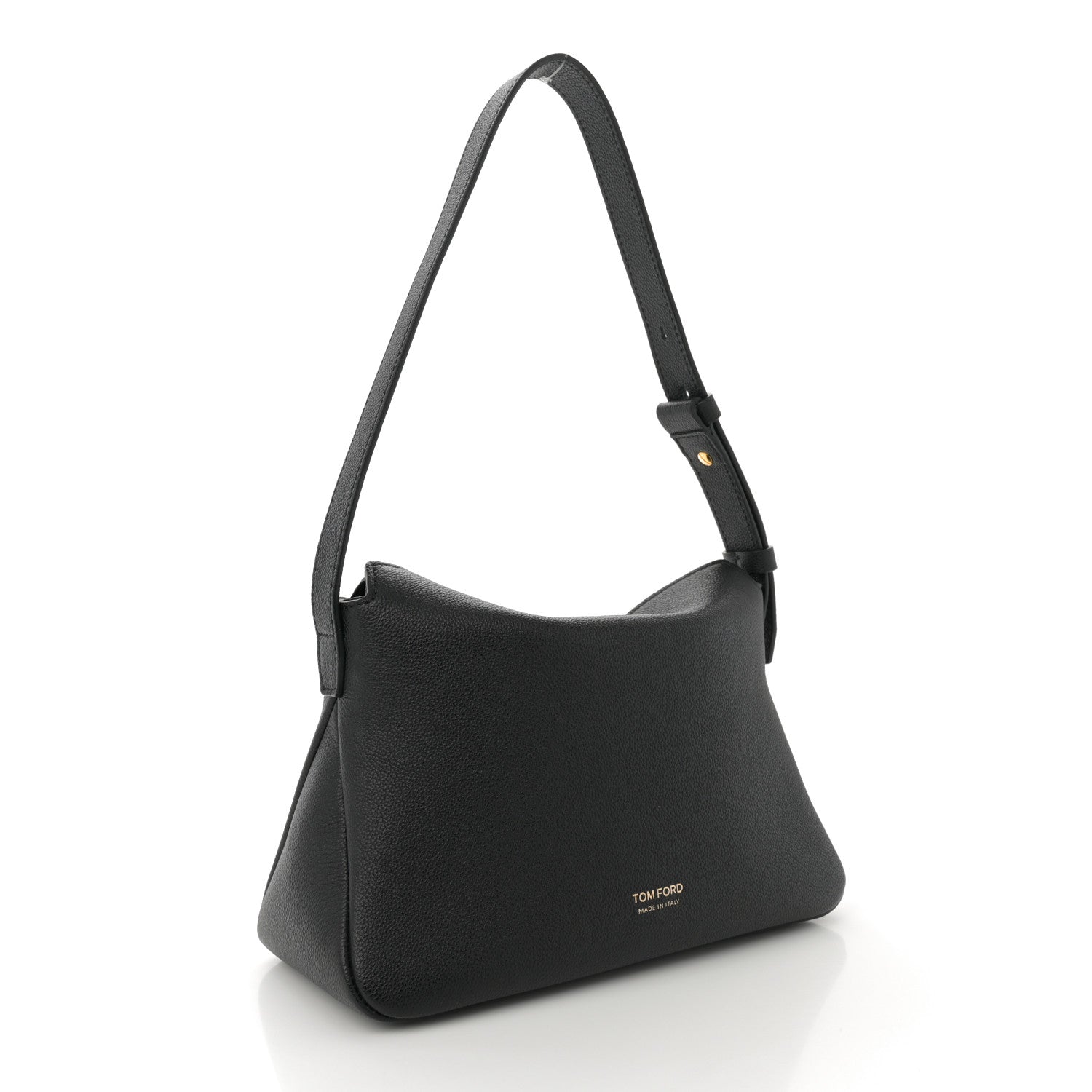 Tom Ford Grained Calfskin Mini TF Hobo Black 3 of 10