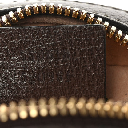 Gucci GG Supreme Monogram Web Mini Ophidia Round Shoulder Bag Brown 7 of 9
