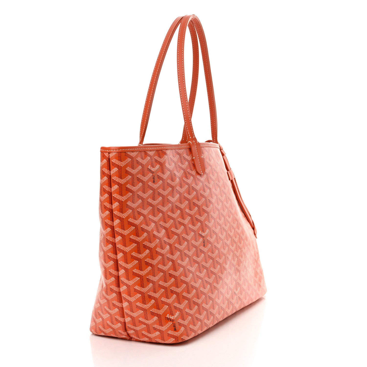 Goyard Goyardine Chien Gris Bag Orange 4 of 11