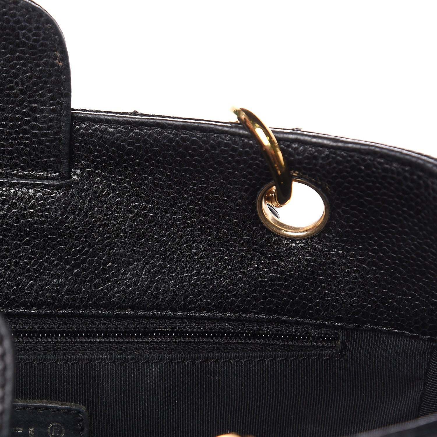 Chanel Caviar Quilted Petit Shopping Tote PST Black 15 of 17