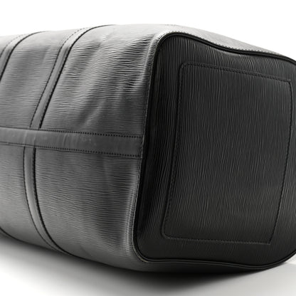 Louis Vuitton Epi Keepall 50 Black 9 of 17