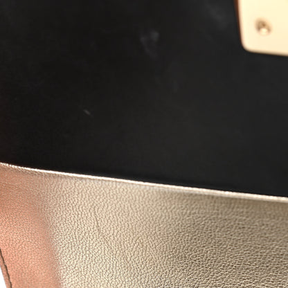 Chanel Metallic Goatskin Calfskin Medium Boy Flap Gold Black 13 of 16