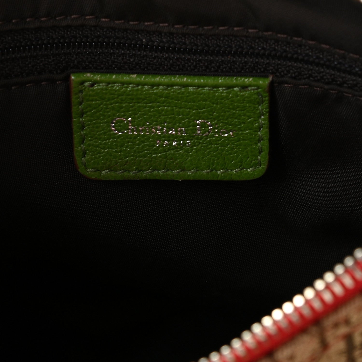 Christian Dior Monogram Rasta Saddle Pochette Beige 9 of 9