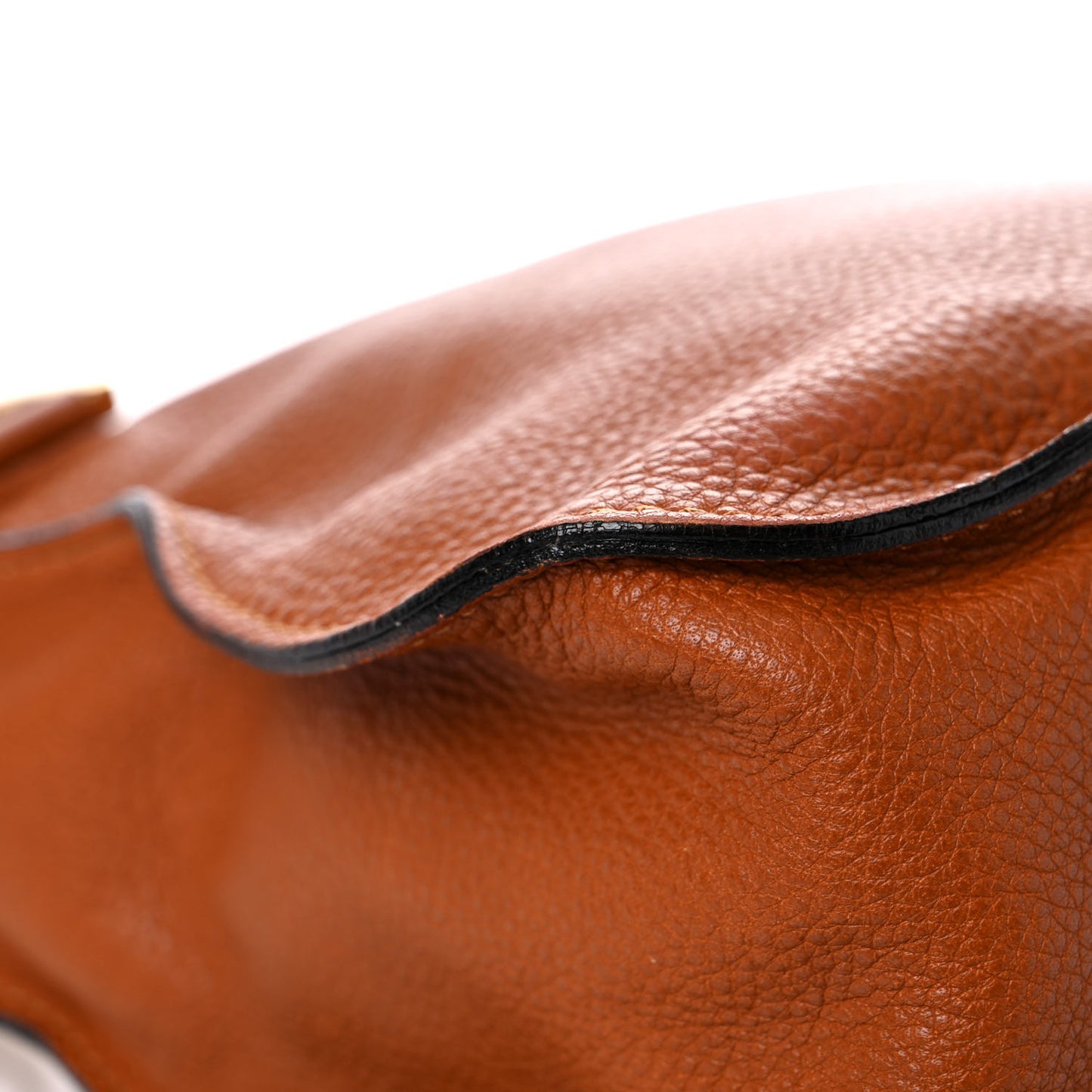 Calfskin Medium Marcie Satchel Tan