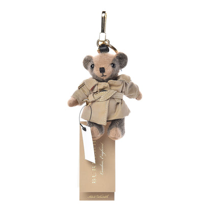 Burberry Cashmere Thomas Trench Teddy Bear Keychain Charm Camel 1 of 3