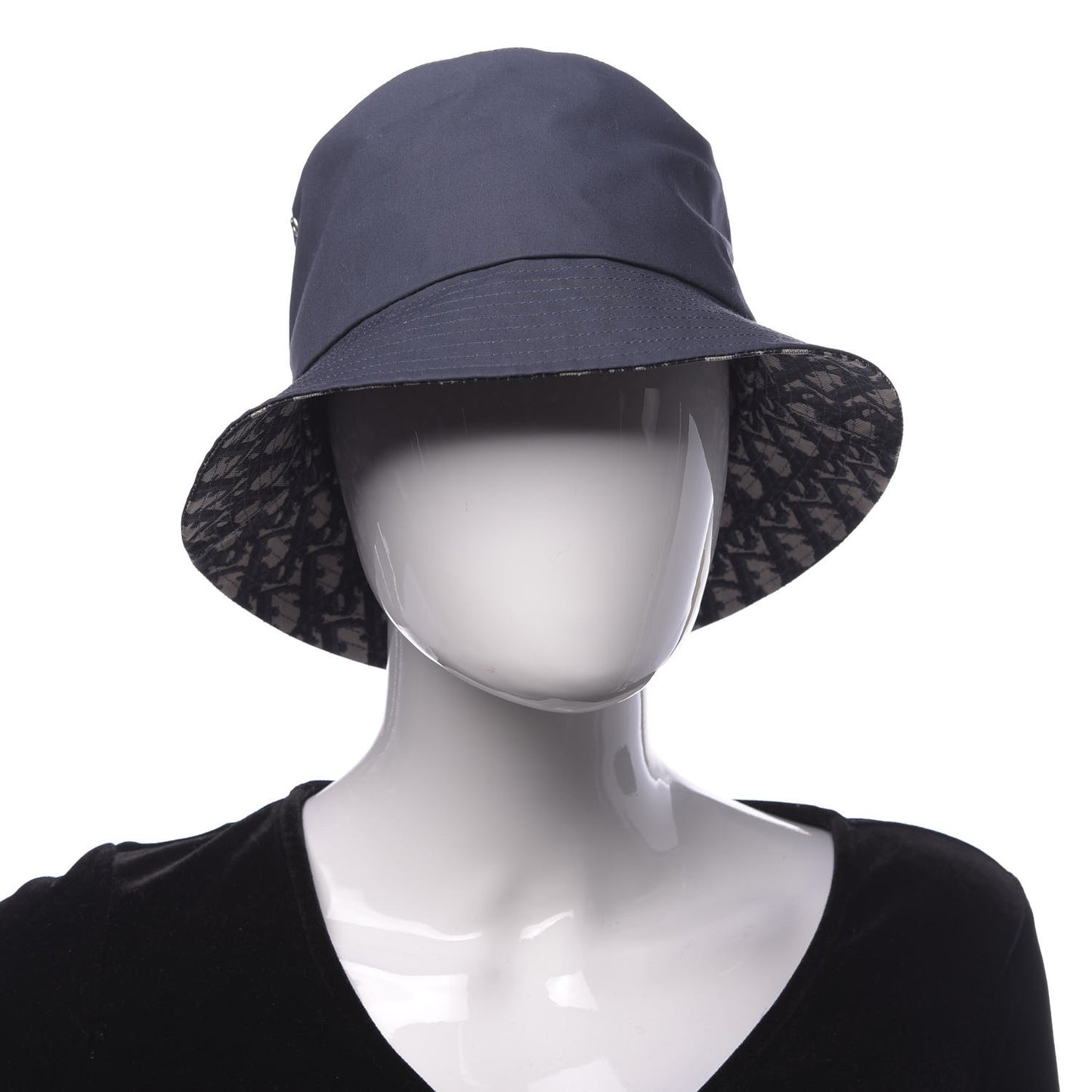 Oblique Reversible Teddy-D Brim Bucket Hat 58 Blue