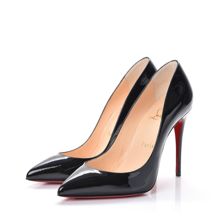Christian Louboutin Patent Pigalle Follies 100 Pumps 36 Black 3 of 8