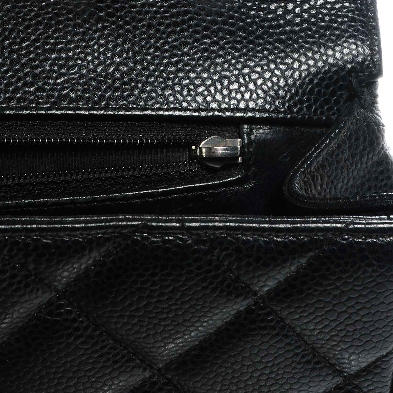 Chanel Caviar Jumbo Single Flap Black 5 of 8