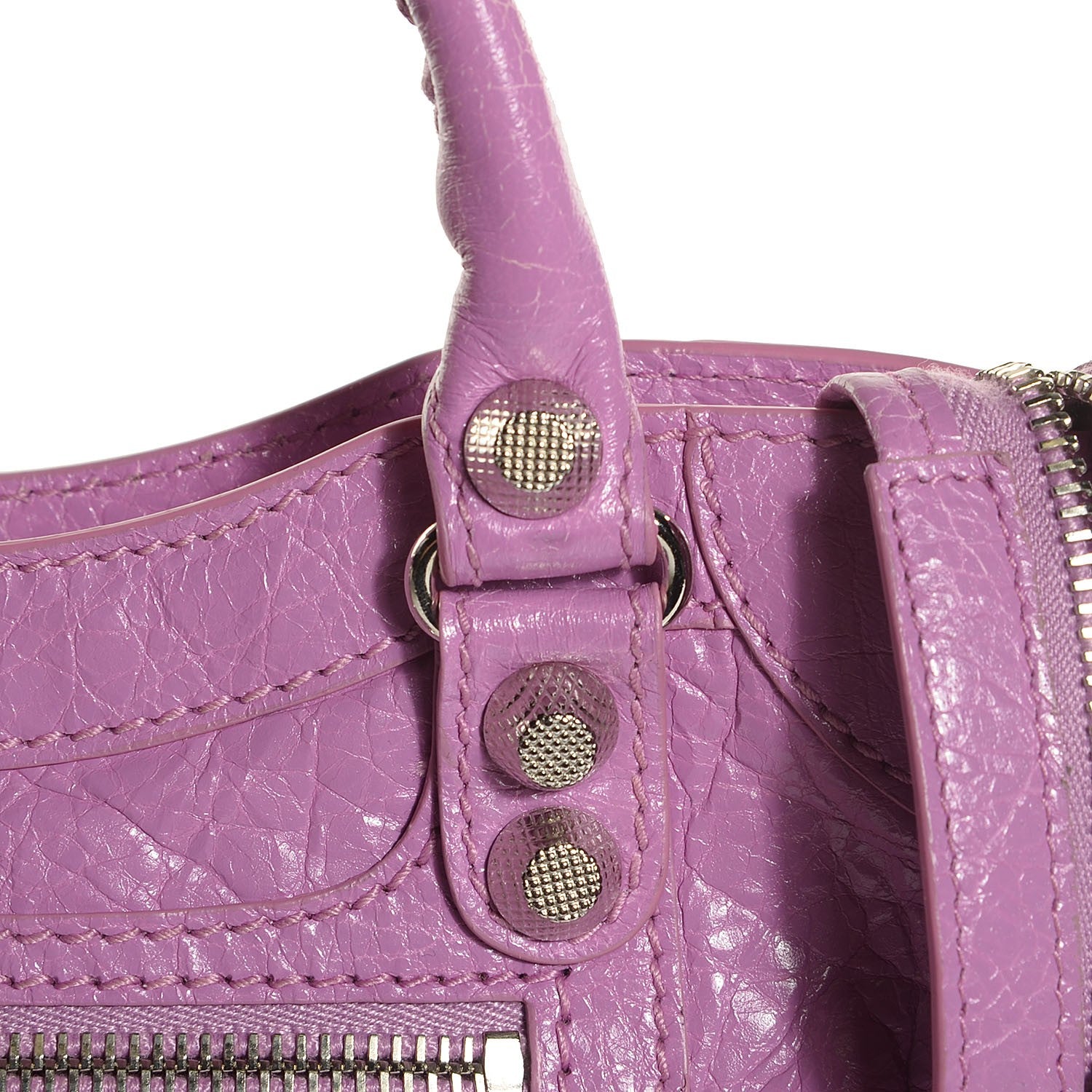 Balenciaga Agneau Giant 12 Silver Hardware Mini City Rose Berlingot 10 of 12