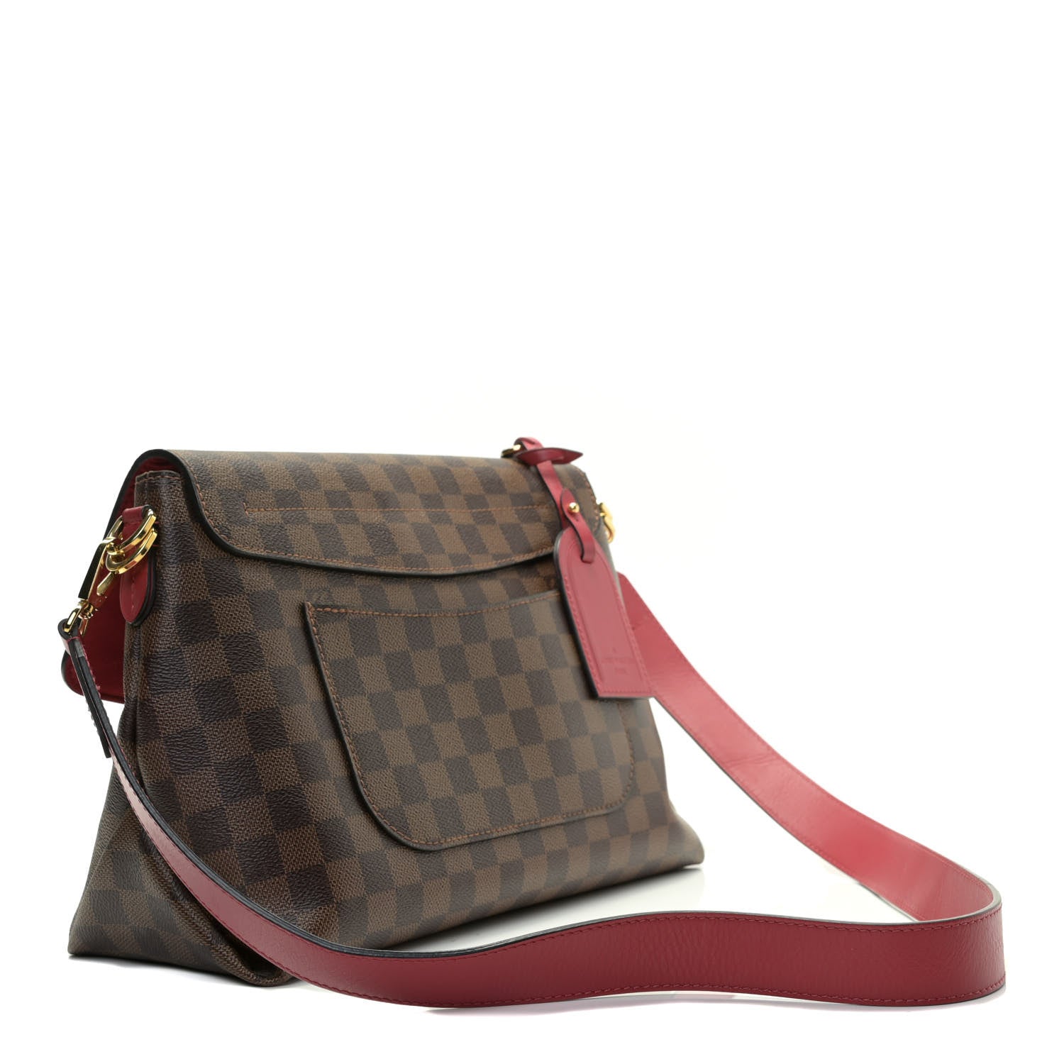 Louis Vuitton Damier Ebene Beaubourg MM Scarlet 3 of 16