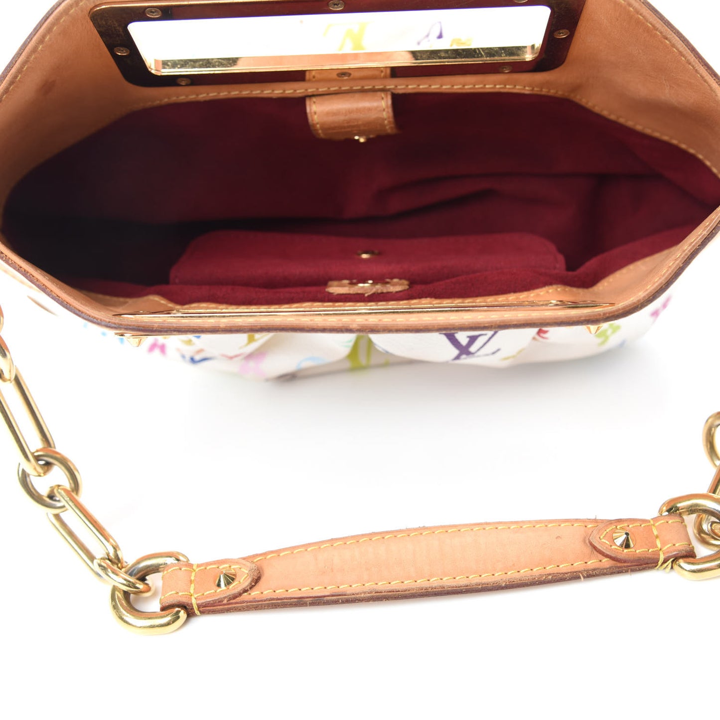 Monogram Multicolor Judy PM White