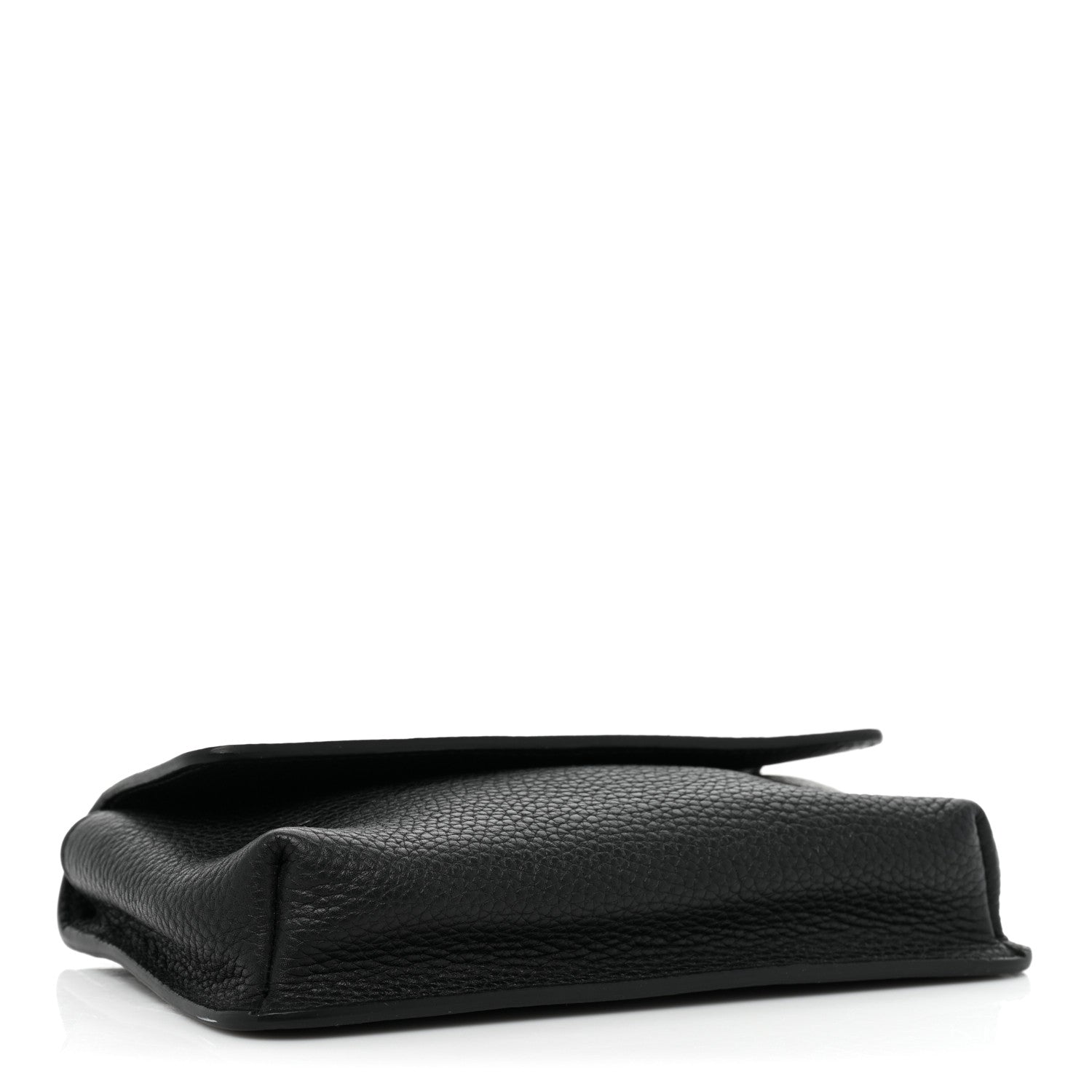 Gucci Pebbled Calfskin Soho Flap Belt Bag Black 4 of 12