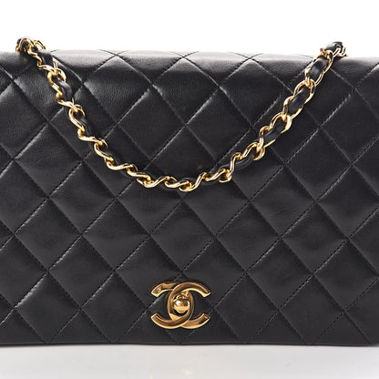 Chanel Lambskin Quilted Small Single Flap Black 9 of 11