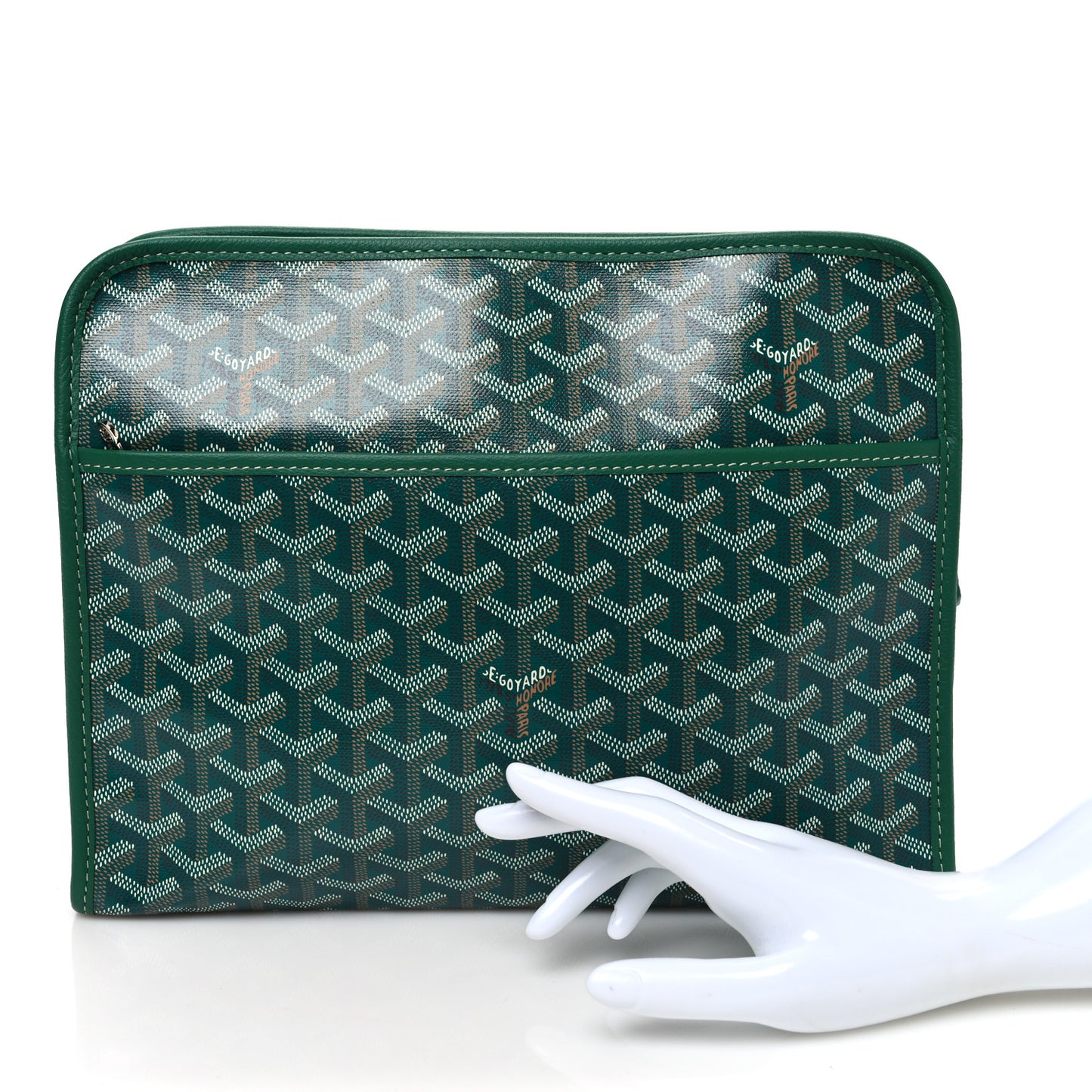 Goyardine Jouvence Toiletry Pouch Green