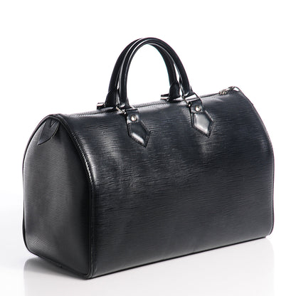 Louis Vuitton Epi Speedy 30 Black 3 of 7