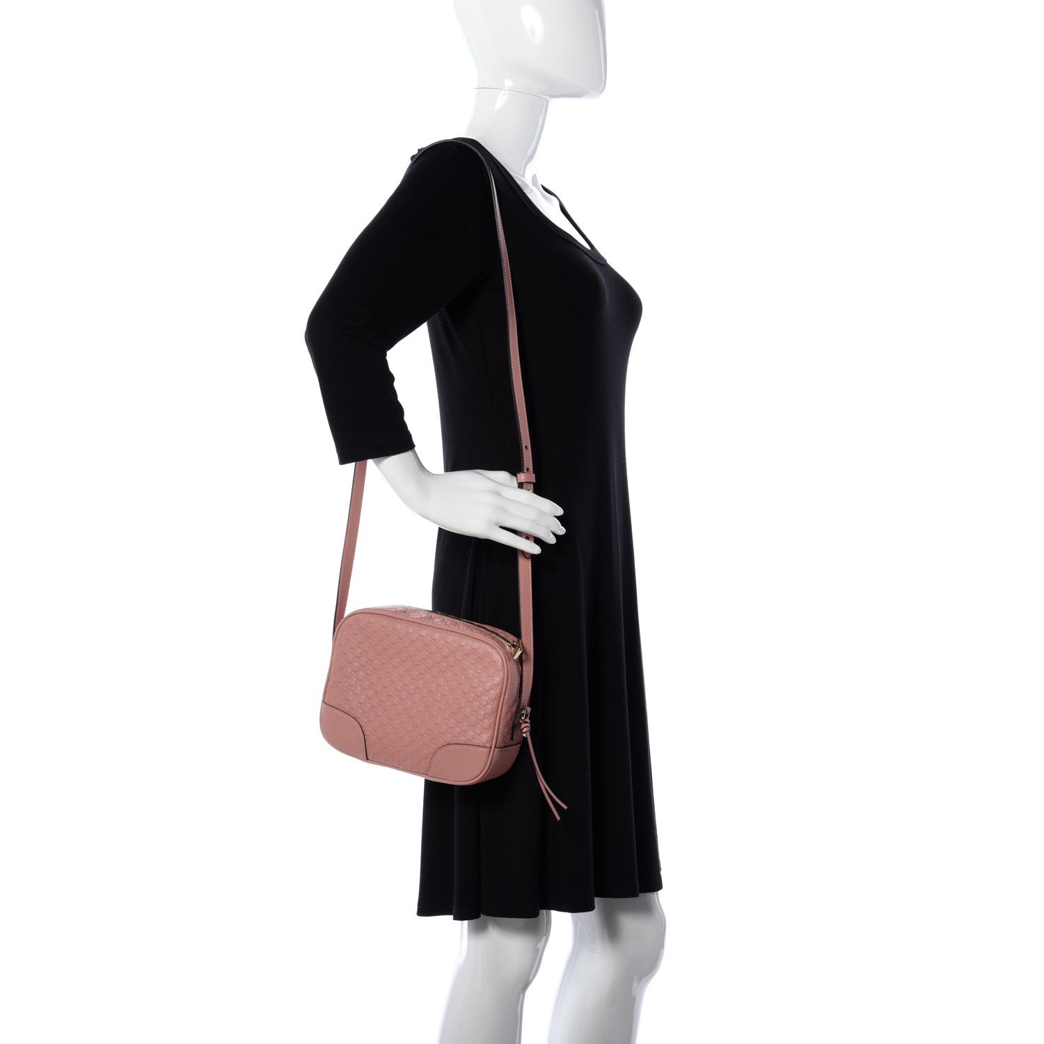 Gucci Soft Microguccissima Mini Bree Messenger Bag Soft Pink 2 of 14