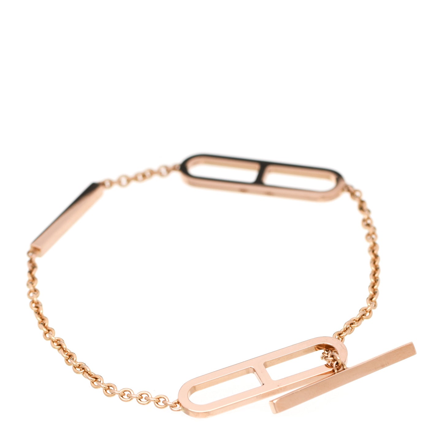 18K Rose Gold PM Ever Chaine D'Ancre Bracelet SH