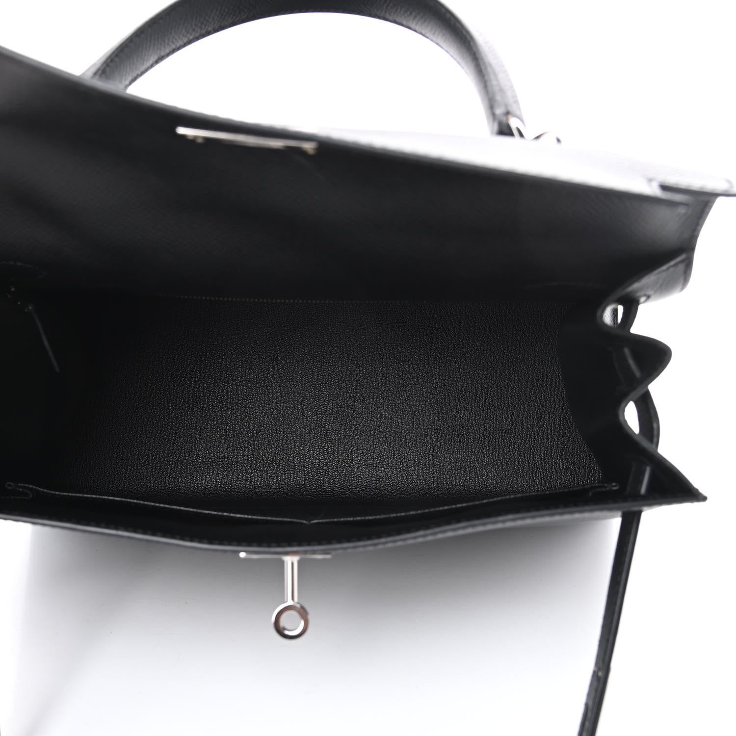 Hermes Epsom Kelly Sellier 28 Black 5 of 11