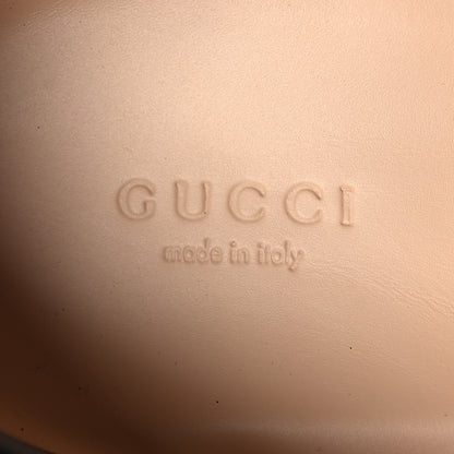 Gucci Magnum Calfskin Nappa Samoa Womens Horsebit Platform Chunky Lug Sole 40mm Loafers 40.5 Black 9 of 9