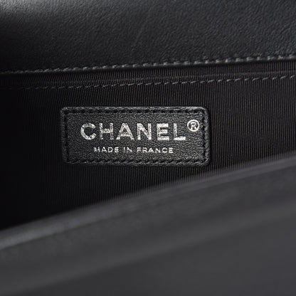 Chanel Calfskin Quilted Medium Boy Flap Black 5 of 9