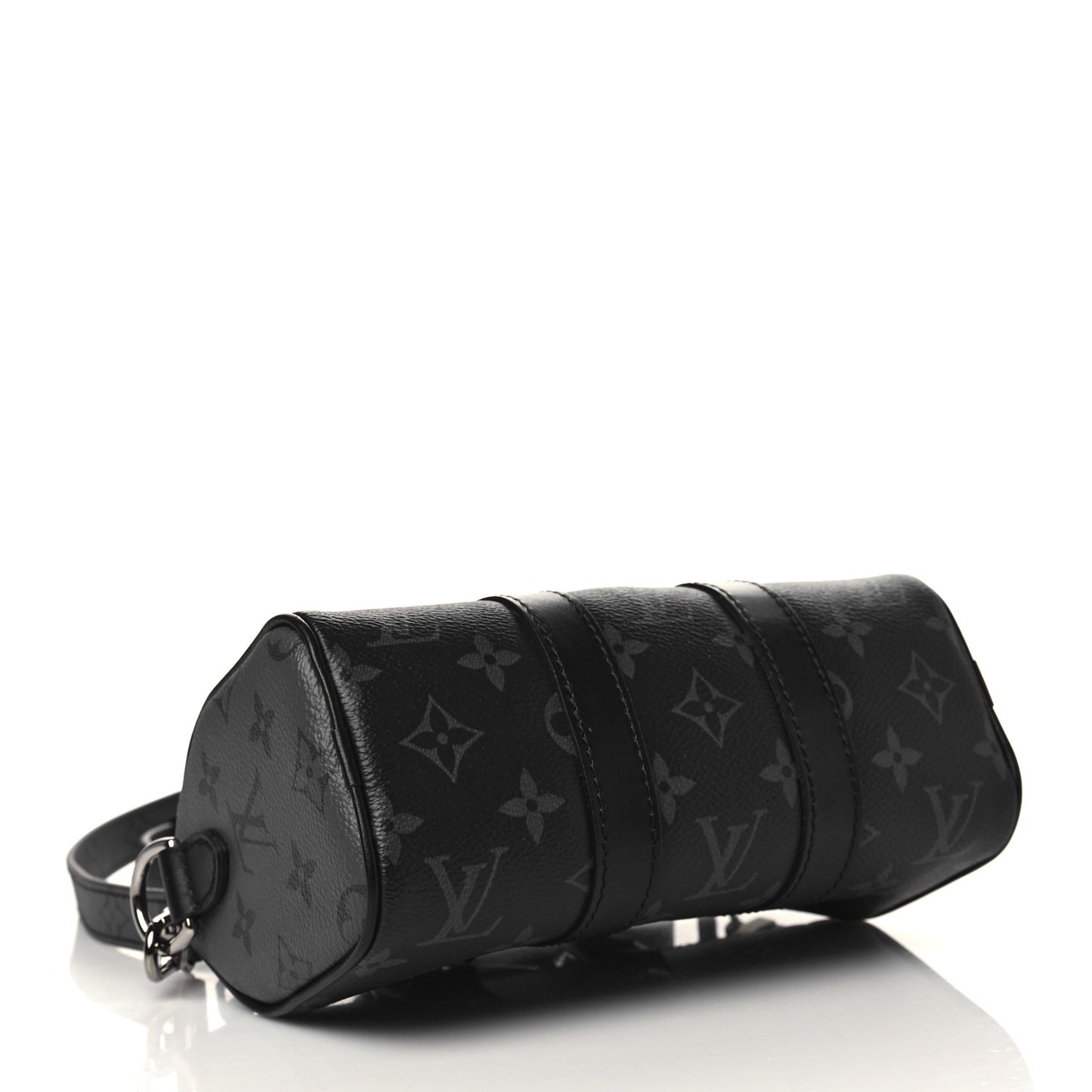 Reverse Monogram Eclipse Keepall XS Black