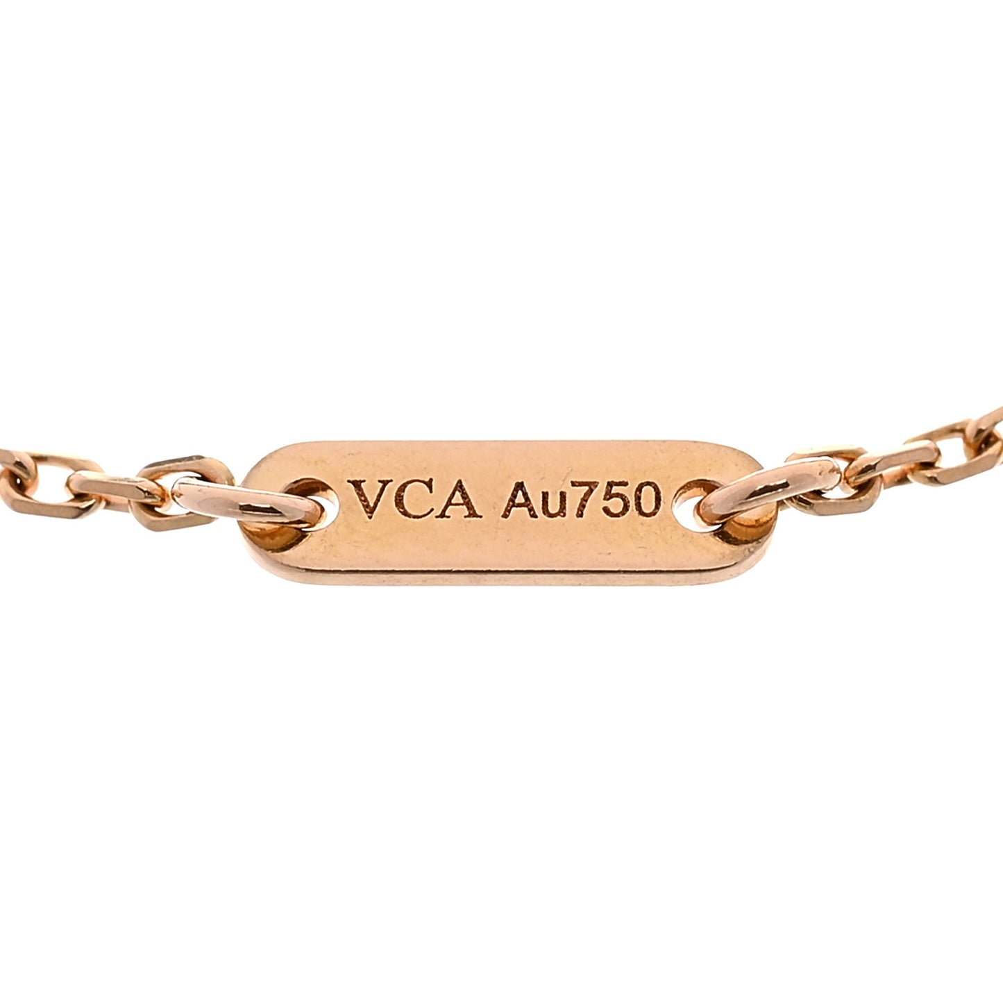 18K Rose Gold Carnelian Sweet Alhambra Bracelet