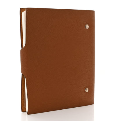 Hermes Togo Ulysse MM Notebook Cover Gold 3 of 9