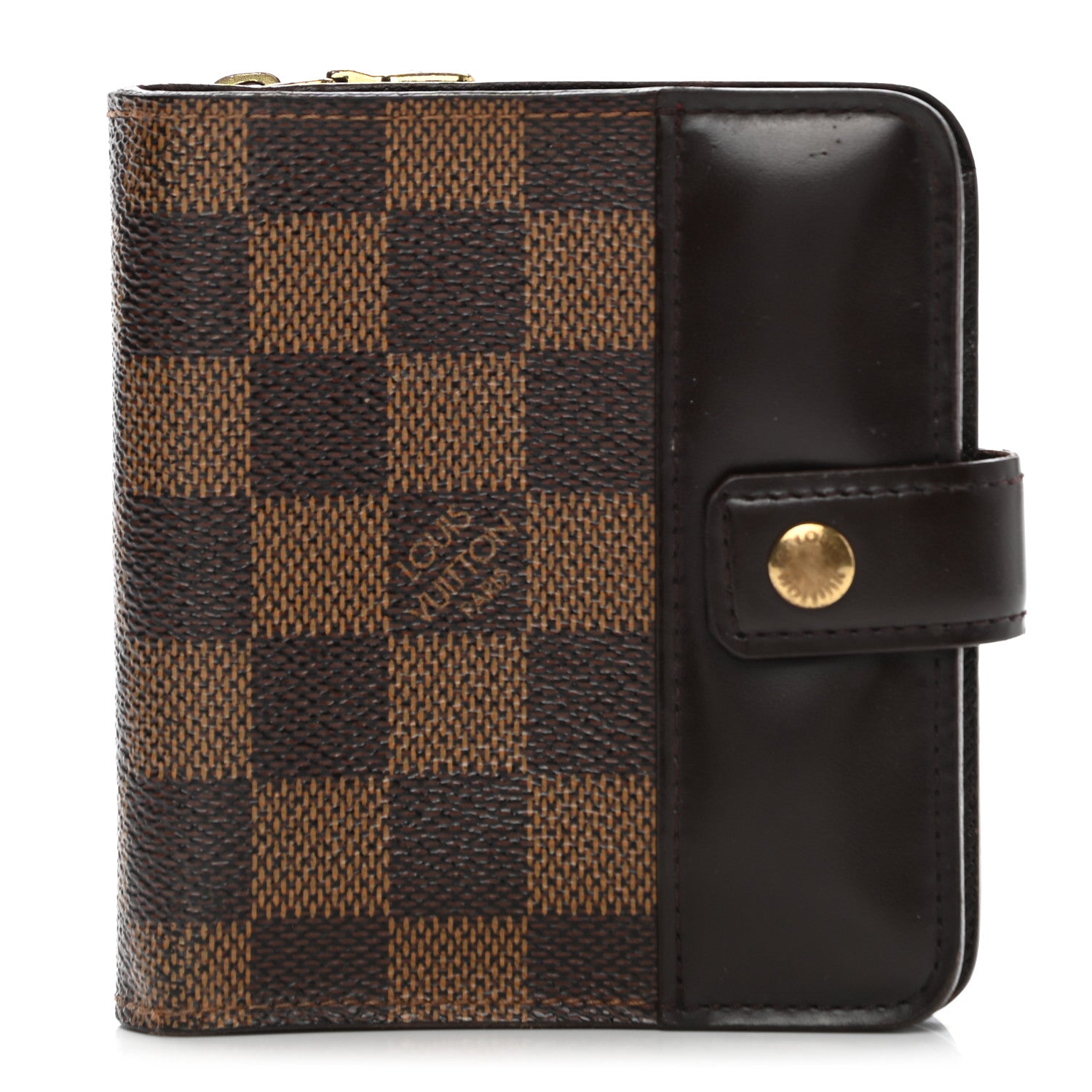 Louis Vuitton Damier Ebene Zippe Zipped Compact Wallet 1 of 8