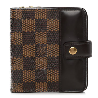 Louis Vuitton Damier Ebene Zippe Zipped Compact Wallet 1 of 8