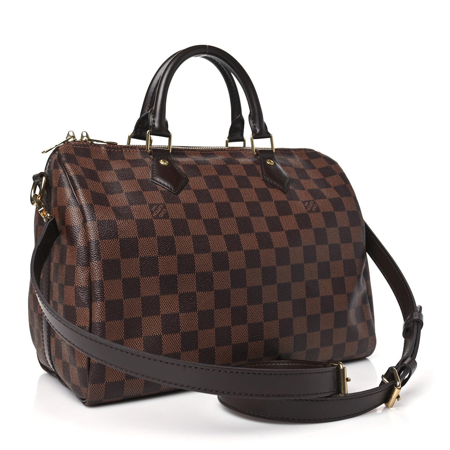 Louis Vuitton Damier Ebene Speedy Bandouliere 30 3 of 9
