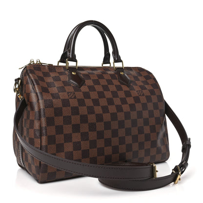 Louis Vuitton Damier Ebene Speedy Bandouliere 30 3 of 9