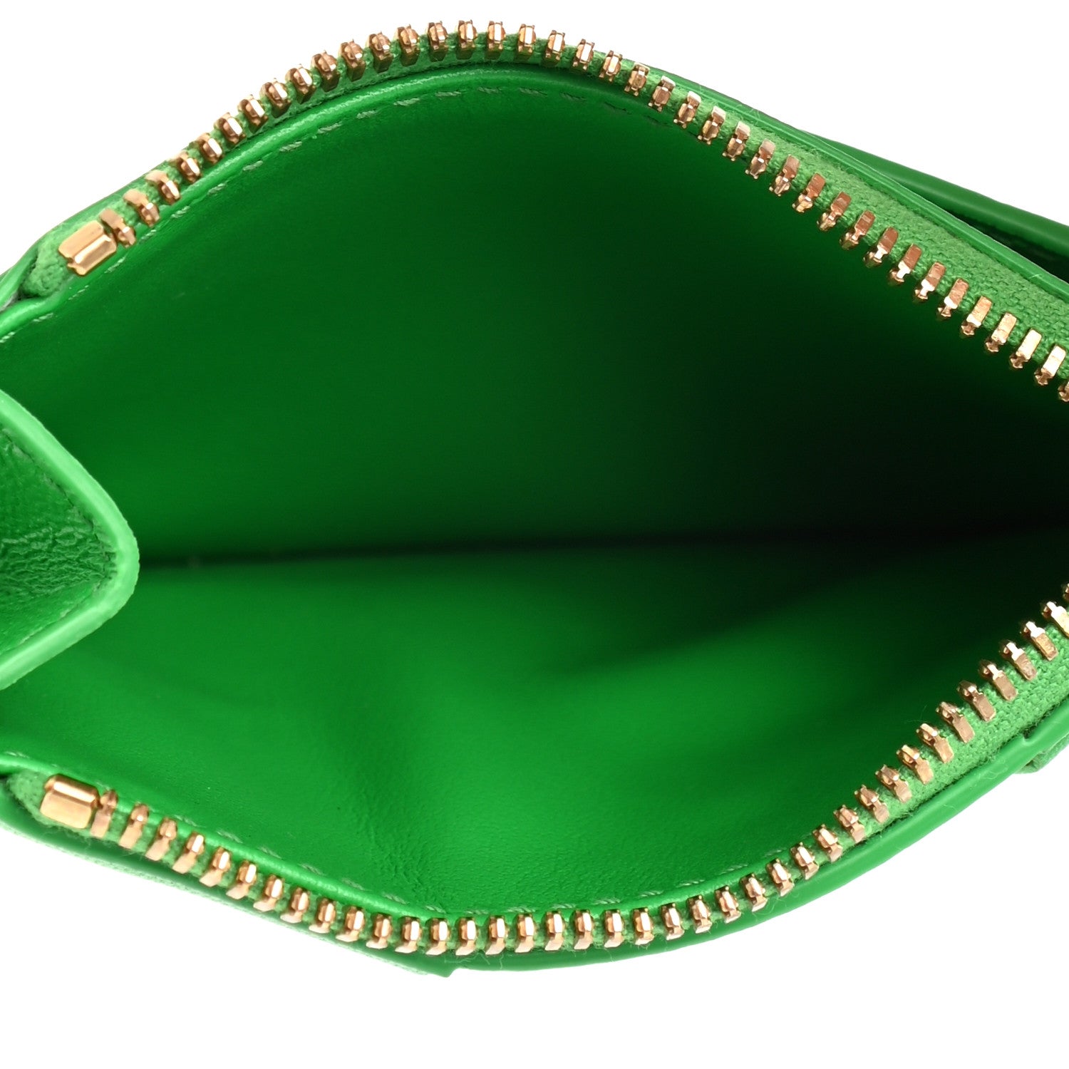 Bottega Veneta Nappa Maxi Intrecciato Zip Card Holder Parakeet 5 of 9