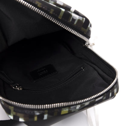 Fendi Nylon CamouFF Sling Bag Black Multicolor 4 of 8