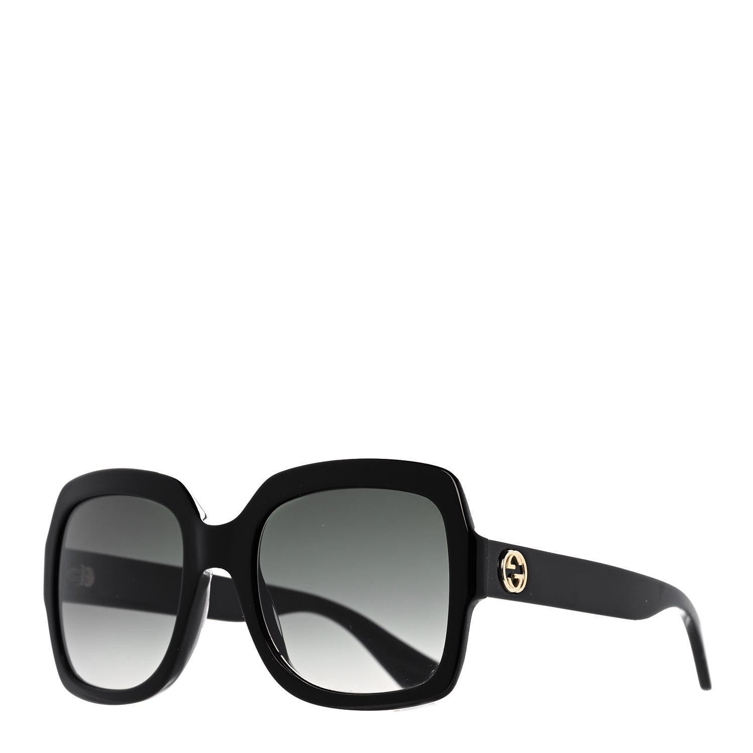 Gucci Oversized Square GG0036S Sunglasses Black 1 of 7