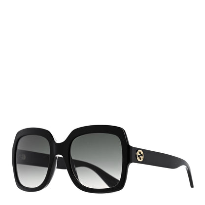 Gucci Oversized Square GG0036S Sunglasses Black 1 of 7