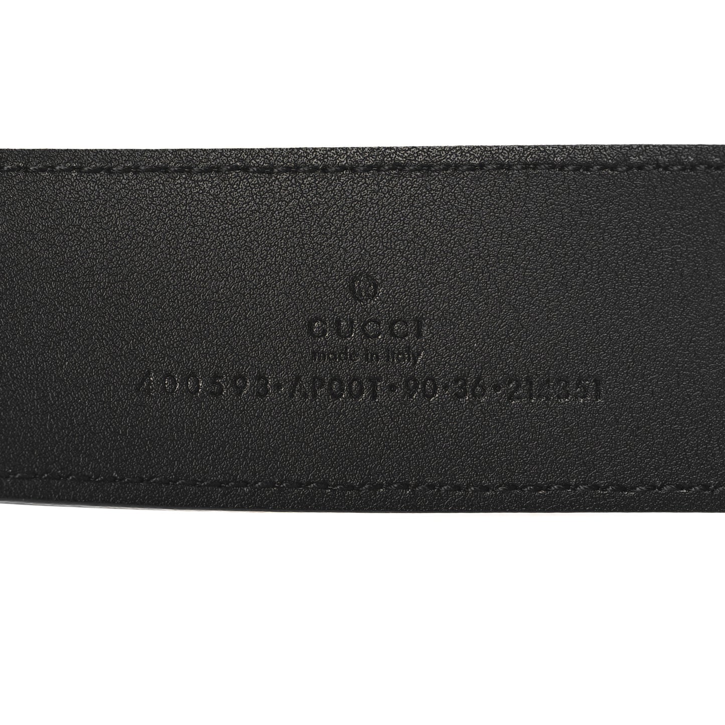 Calfskin Double G 40mm Belt 90 36 Black