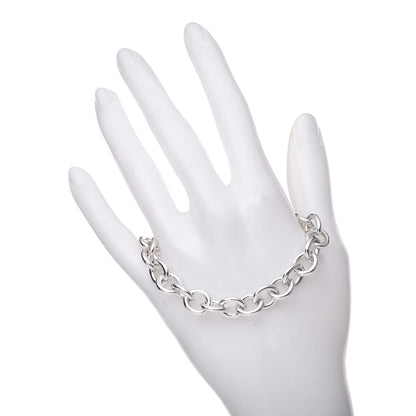 Tiffany Sterling Silver Heart Tag Charm Bracelet 2 of 4