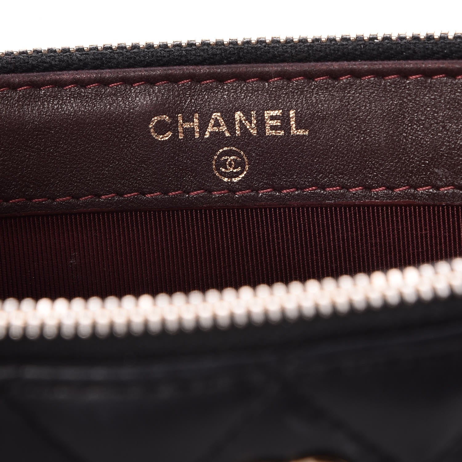 Chanel Lambskin Quilted Small Clutch With Chain Black 7 of 9