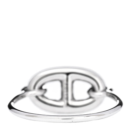 Hermes 18K White Gold Diamond New Farandole Ring 52 6 3 of 6