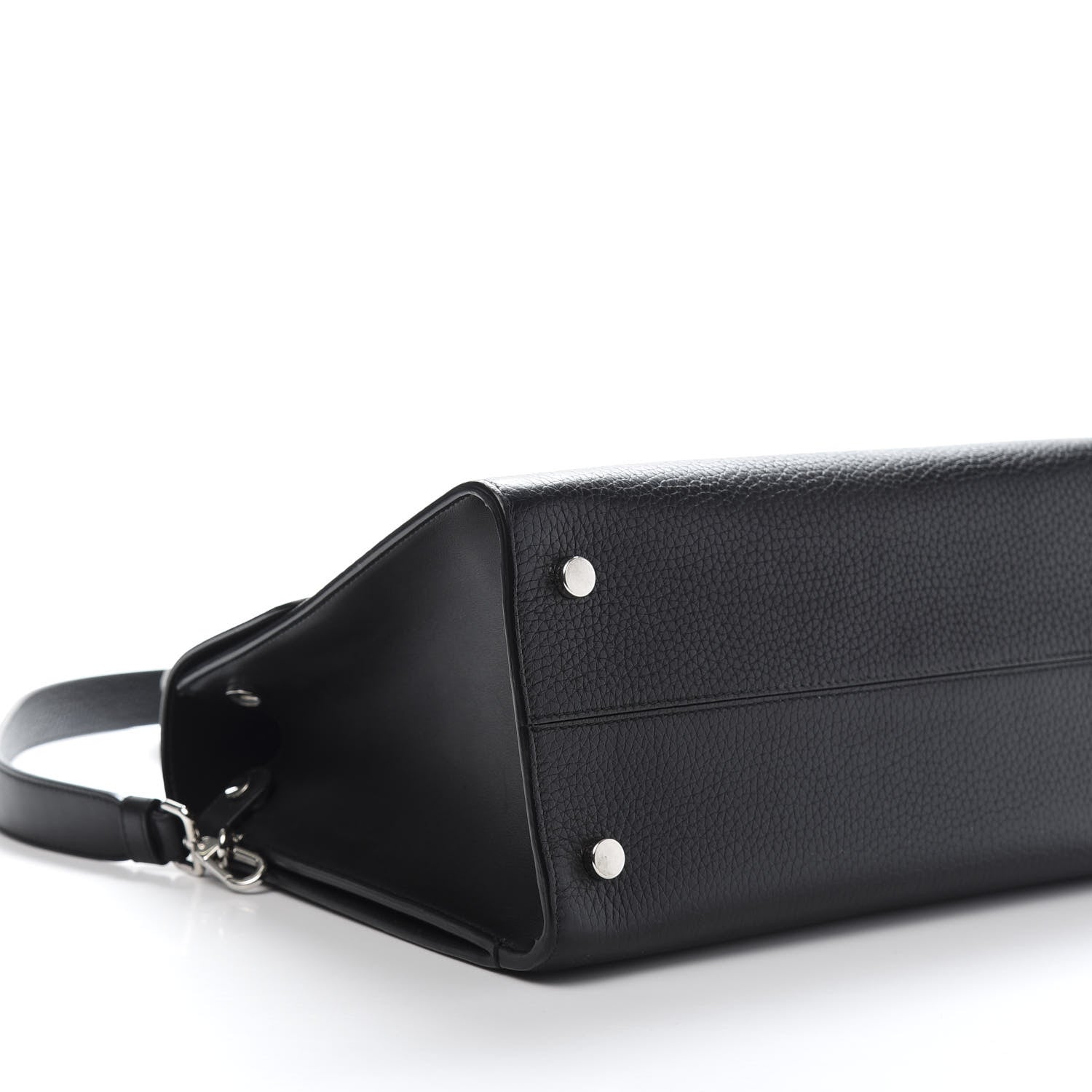 Christian Dior Grained Calfskin Medium Diorever Flap Black 8 of 10