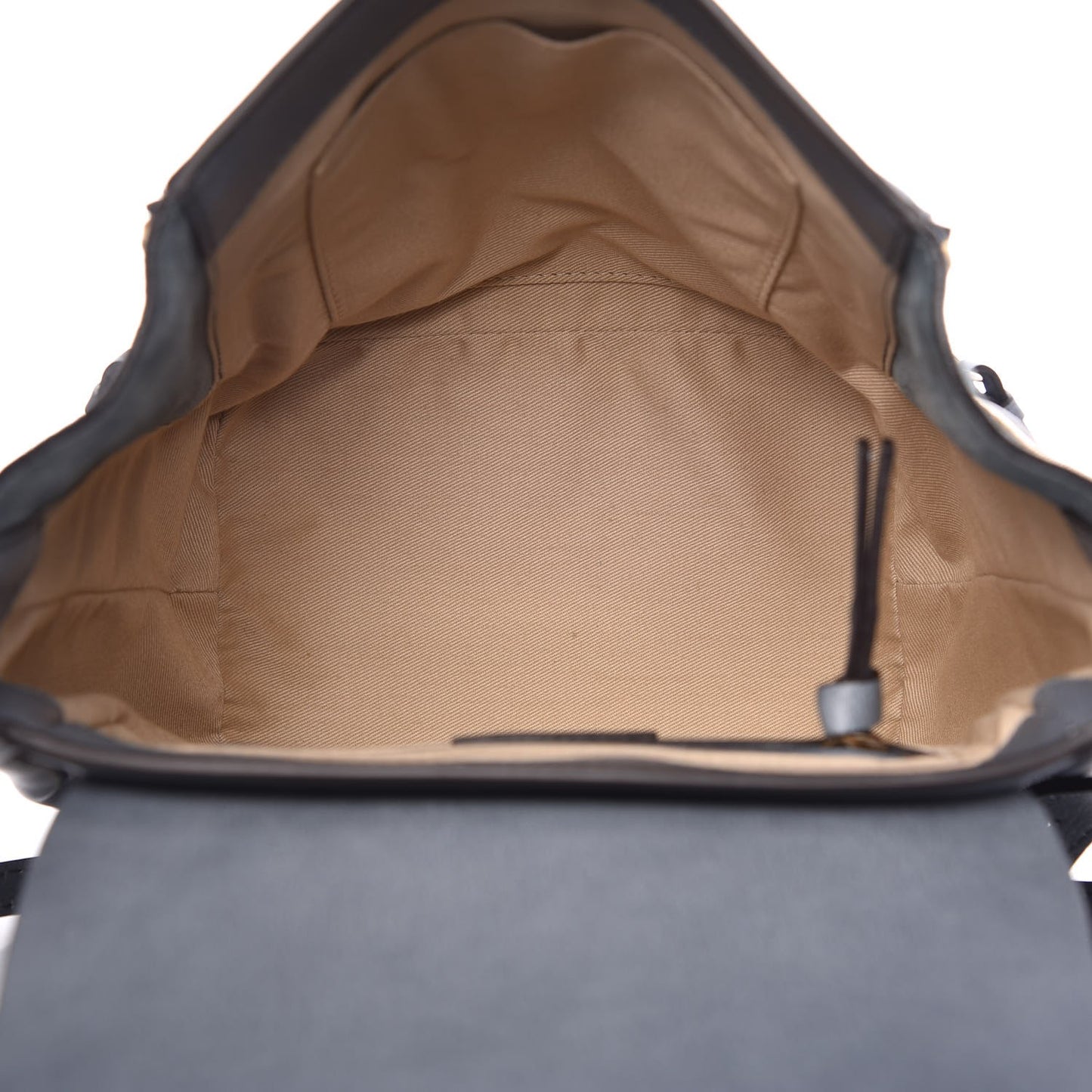 Suede Calfskin Small Faye Backpack Cloudy Blue