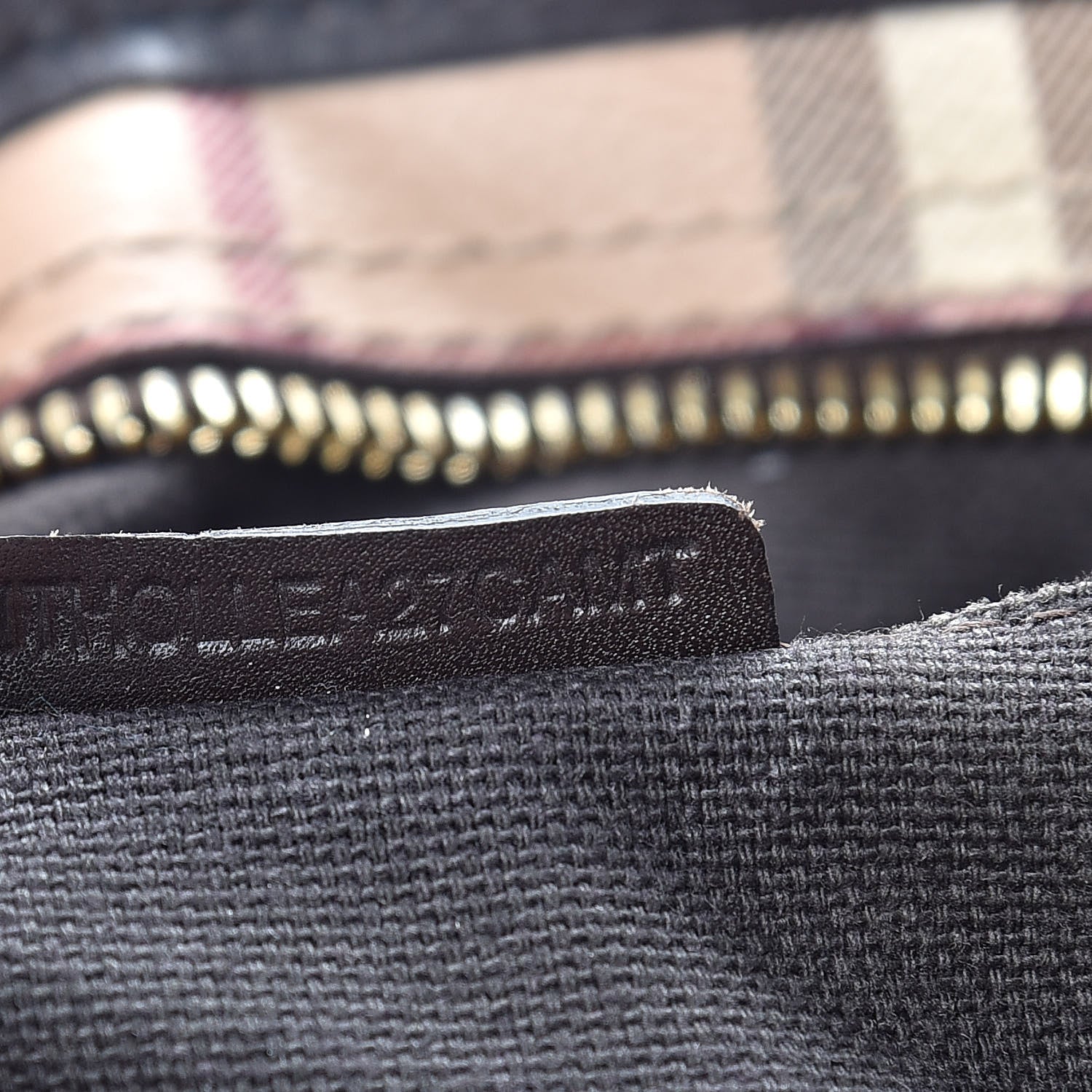Burberry Haymarket Check Medium Regent Tote Chocolate 8 of 20