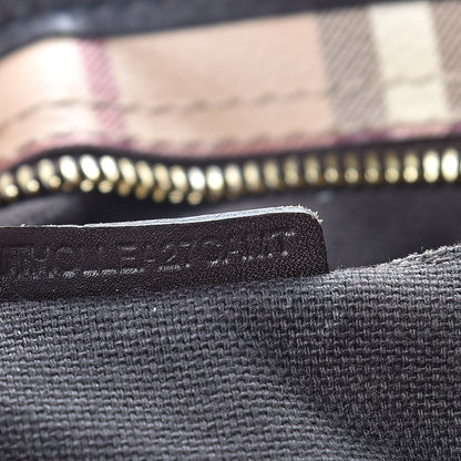 Burberry Haymarket Check Medium Regent Tote Chocolate 8 of 20