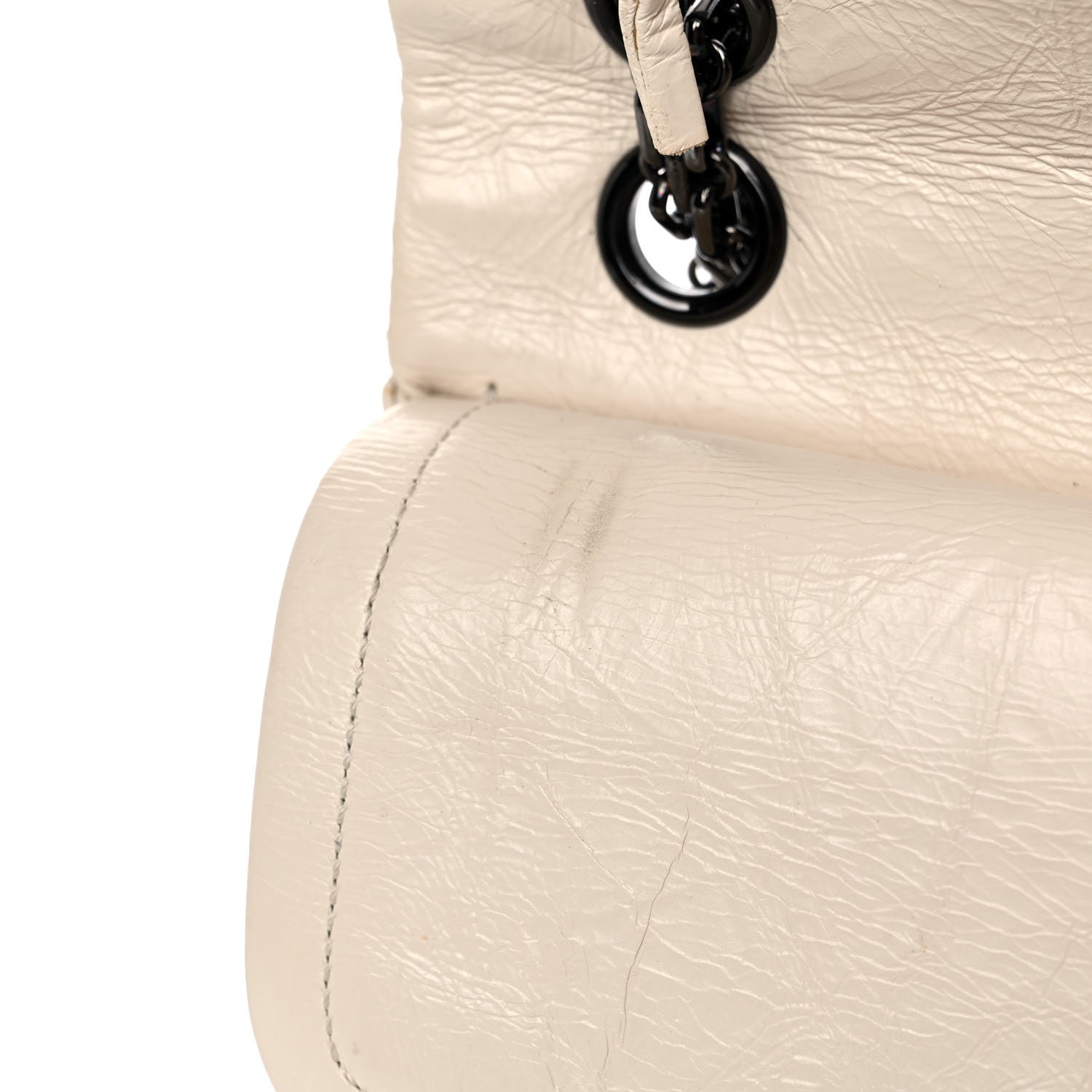 Chanel Aged Calfskin Quilted 2.55 Reissue 225 Flap White 16 of 22