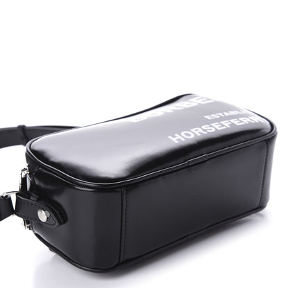 Burberry Coated Canvas Horseferry Print Micro Camera Bag Black 4 of 10