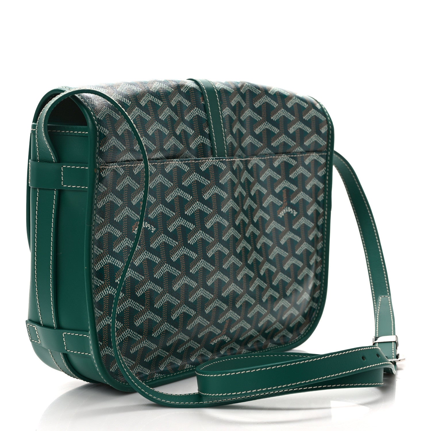 Goyard Goyardine Belvedere II MM Messenger Bag Green 3 of 11